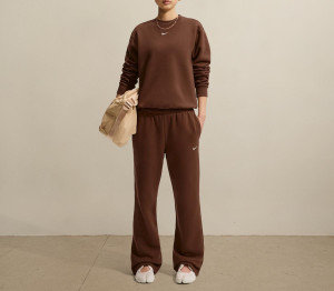 Nike Womens Straight Leg Fleece Jogger Cacao Wow Natural, S