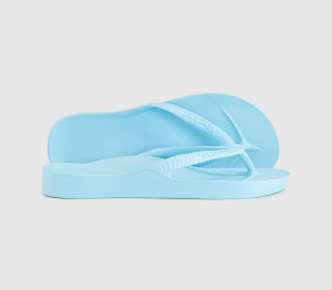 Archies Womens Flip Flops Sky Blue, 3