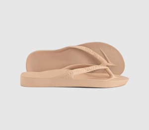 Archies Womens Flip Flops Tan, 8