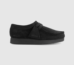 Clarks Originals Womens Wallebee Lite Shoes Black, 8