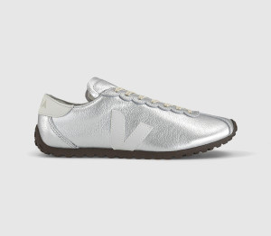 Veja Womens Cateyes Trainers Silver White F Multi, 6