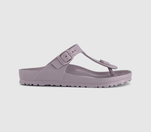 Birkenstock Womens Gizeh Toe Thong Footbed Sandals Faded Purple Eva, 8