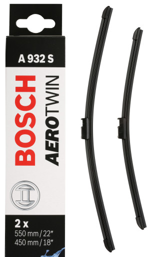 Bosch A932S Wiper Blades - Front Pair
