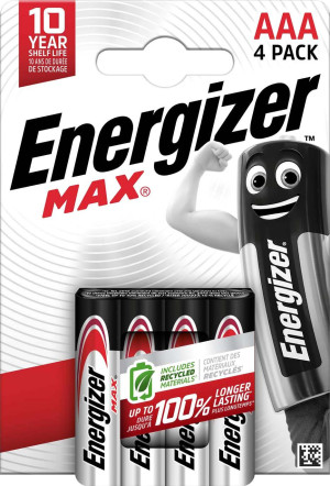 Energizer Max AAA 4 Pack
