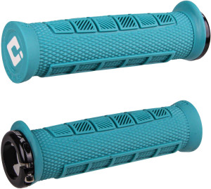 ODI Elite Pro Lock On MTB Grips, 130mm, YETI - Turquoise
