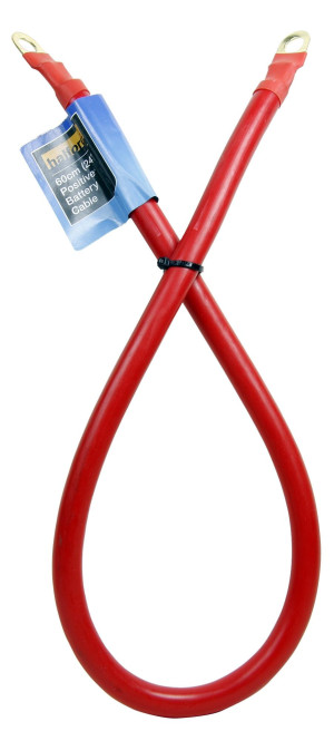 Halfords Positive Battery Cable 60cm (24 inch)