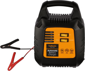 Halfords Fully Automatic Battery Charger for 12V Lead Acid Batteries