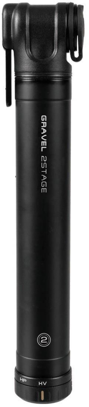Topeak Gravel 2 Stage Mini Pump, Black