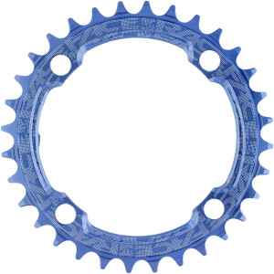 Race Face 1x Narrow Wide Single Chainring 104 BCD, 36T, Blue