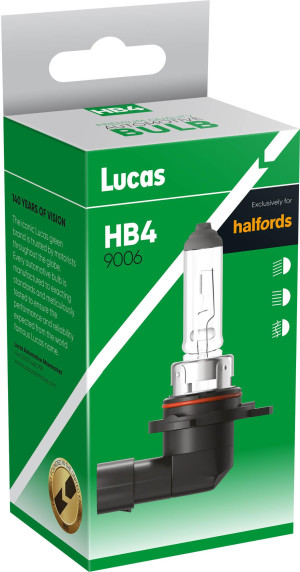 Lucas HB4 9006 Car Headlight Bulb Single Pack