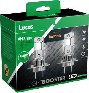 Lucas H7 477 LED Headlight Bulb Twin Pack