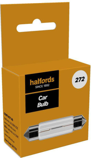 Halfords 272 Car Bulb Single Pack