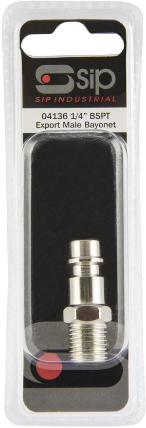 EXPORT MALE BAYONET ADAPTOR 1/4 inch BSP