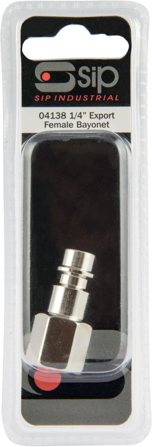 SIP Universal Female Bayonet Adaptor 1/4 inch BSP
