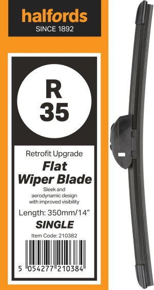 Halfords R35 Wiper Blade - Flat Upgrade - Single