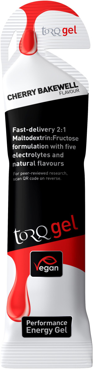 TORQ Energy Gel, Raspberry Ripple, 15 x 45g