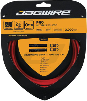 Jagwire Pro Hydraulic Hose Kit, Red