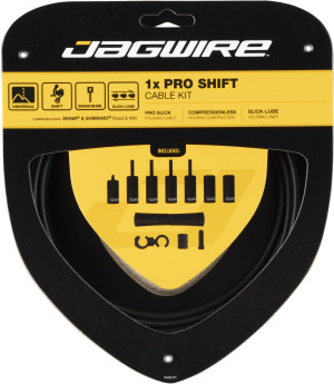 Jagwire 1x Pro Shift Cable Kit, Stealth Black