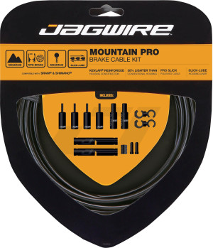 Jagwire MTB Pro Brake Cable Kit, Black