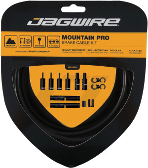 Jagwire MTB Pro Brake Cable Kit, Stealth Black