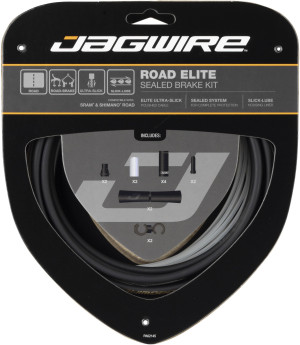 Jagwire Road Elite Sealed Brake Kit, Stealth Black