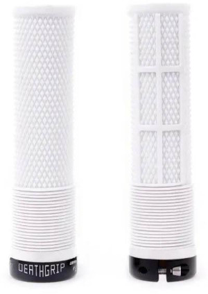 DMR DeathGrip Flangeless Grips White Thin