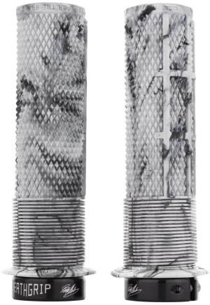DMR DeathGrip Flange Grips Snow Camo Thin