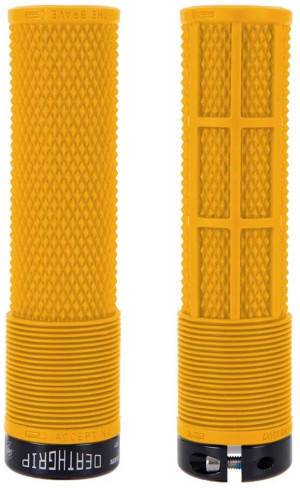 DMR DeathGrip Flangeless Grips Gul Yellow Thin