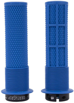 DMR DeathGrip Flange Grips Royal Blue Thin
