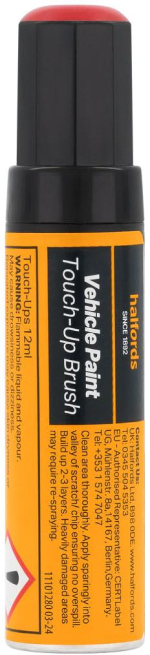Halfords S4-300T Red Touch Up 12ml