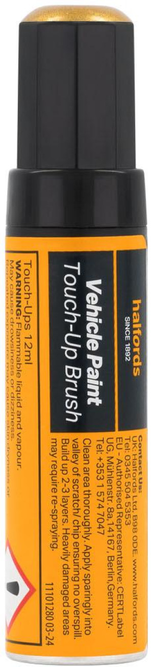 Halfords M5-060T Metallic Gold Touch up 12ml