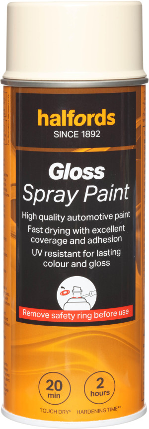 Halfords S9-060 Beige Gloss Car Spray Paint - 400ml