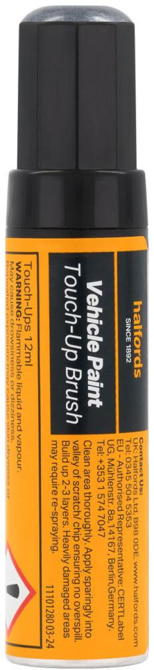 Halfords M1-300T Metallic Grey Touch up 12ml