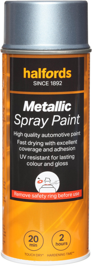 Halfords M3-620 Blue Metallic Car Spray Paint - 400ml