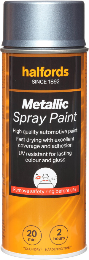 Halfords M3-600 Blue Metallic Car Spray Paint - 400ml