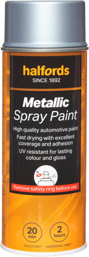 Halfords M3-640 Blue Metallic Car Spray Paint - 400ml