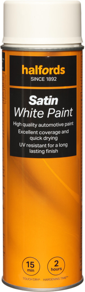 Halfords Satin White 500ml