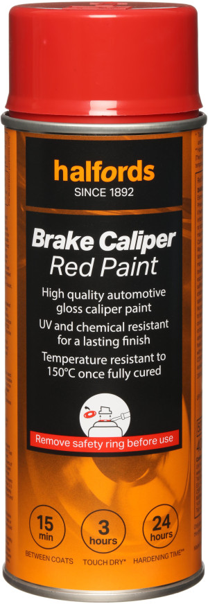 Halfords Red Brake Caliper Paint 400ml