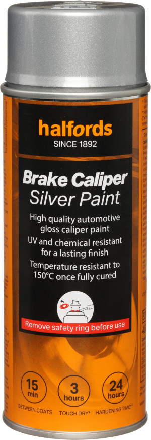 Halfords Silver Brake Caliper Paint 250ml Tin