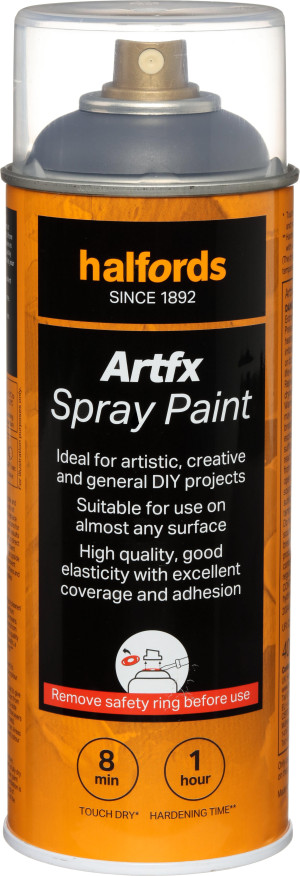 Halfords Artfx Paint 400ml Grey
