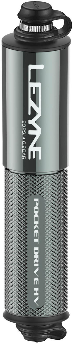 Lezyne Pocket Drive High Volume Hand Pump, Grey