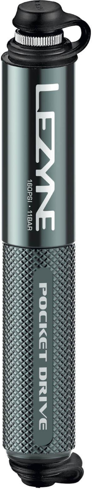 Lezyne Pocket Drive HP Hand Pump, Grey
