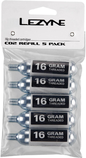 Lezyne CO2 Cartridges x 5, 16g