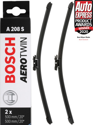 Bosch A208S Wiper Blade - Front Pair