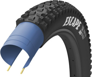 Goodyear Escape Tubeless Ready MTB Tyre, Black 27.5x2.35 inch