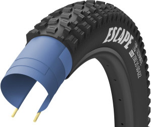 Goodyear Escape Tubeless Complete MTB Tyre, Black 27.5x2.60 inch