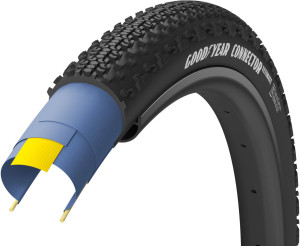 Goodyear Connector Tubeless Complete Gravel Tyre, Black 650x50b