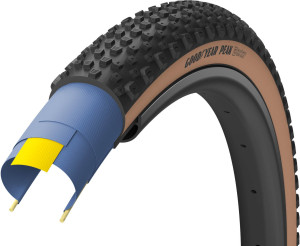 Goodyear Peak AT Tubeless Complete Gravel Tyre, Tanwall 700x40c