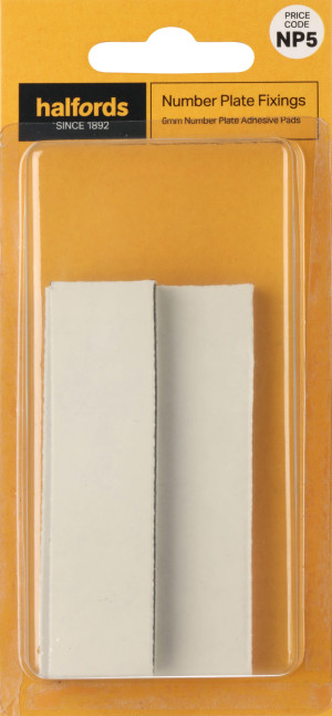 Number Plate Fixers - 6mm Spacer Pads
