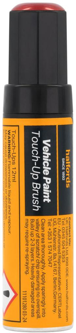 Halfords 951665 Red Metallic 12ml Pen